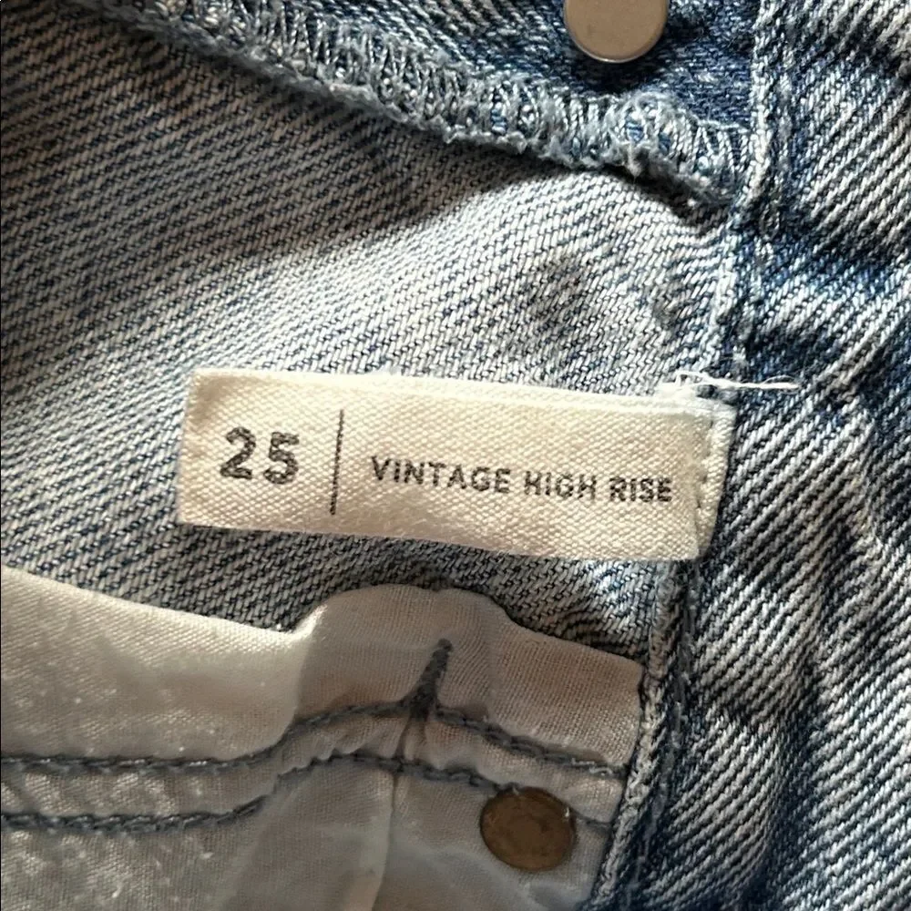 PacSun Vintage High Rise Distressed Jean Shorts